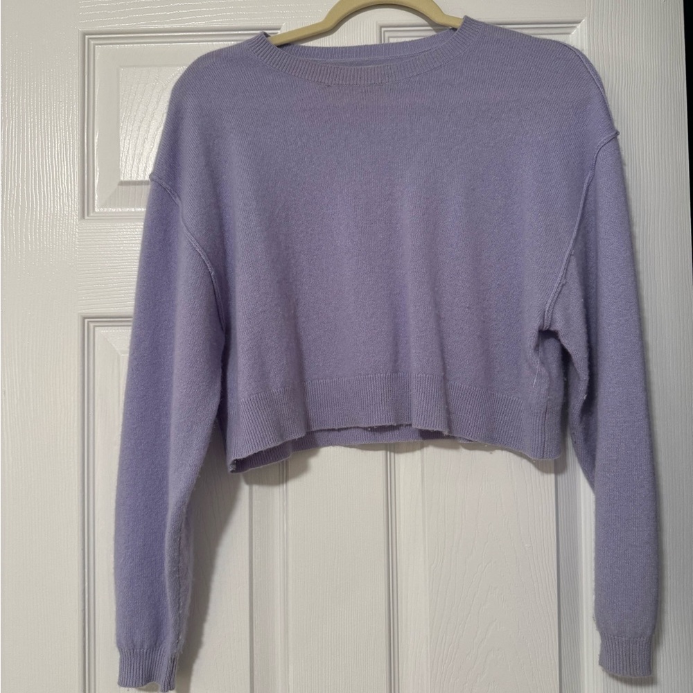 Anthropologie Cashmere Sweater - Lavender